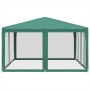 Carpa para fiestas con 8 paredes de malla HDPE verde 4x4 m de , Tiendas de campaña - Ref: Foro24-4010063, Precio: 130,63 €, D...