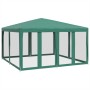 Carpa para fiestas con 8 paredes de malla HDPE verde 4x4 m de , Tiendas de campaña - Ref: Foro24-4010063, Precio: 130,63 €, D...