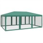 Carpa para fiestas con 10 paredes de malla HDPE verde 6x4 m de , Tiendas de campaña - Ref: Foro24-4010068, Precio: 167,92 €, ...