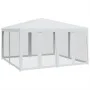 Carpa para fiestas con 8 paredes de malla HDPE blanco 4x4 m de , Tiendas de campaña - Ref: Foro24-4010061, Precio: 129,80 €, ...