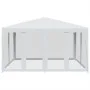 Carpa para fiestas con 8 paredes de malla HDPE blanco 4x4 m de , Tiendas de campaña - Ref: Foro24-4010061, Precio: 129,80 €, ...