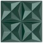 Paneles de pared 12 uds XPS origami verde 50x50 cm 3 m² de , Recubrimiento de paredes - Ref: Foro24-4100065, Precio: 37,93 €,...