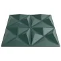 Paneles de pared 12 uds XPS origami verde 50x50 cm 3 m² de , Recubrimiento de paredes - Ref: Foro24-4100065, Precio: 37,93 €,...