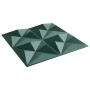 Paneles de pared 48 uds XPS origami verde 50x50 cm 12 m² de , Recubrimiento de paredes - Ref: Foro24-4100067, Precio: 121,23 ...
