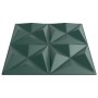 Paneles de pared 48 uds XPS origami verde 50x50 cm 12 m² de , Recubrimiento de paredes - Ref: Foro24-4100067, Precio: 121,23 ...