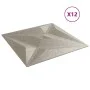 Paneles de pared 12 uds XPS estrella Beton 50x50 cm 3 m² von , Wandverkleidung - Ref: Foro24-4100071, Preis: 39,24 €, Rabatt: %