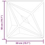 Paneles de pared 12 uds XPS estrella Beton 50x50 cm 3 m² de , Recubrimiento de paredes - Ref: Foro24-4100071, Precio: 41,93 €...
