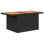 Set de sofás de jardín con cojines 9 pzas ratán sintético negro de , Conjuntos de jardín - Ref: Foro24-3327129, Precio: 596,2...