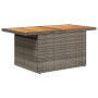 Set de sofás de jardín 7 pzas con cojines ratán sintético gris de , Conjuntos de jardín - Ref: Foro24-3327224, Precio: 527,40...