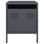 Mesita de noche acero gris antracita 35x39x43,5 cm de , Mesitas de noche - Ref: Foro24-851248, Precio: 43,68 €, Descuento: %