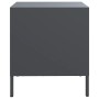 Mesita de noche acero gris antracita 35x39x43,5 cm de , Mesitas de noche - Ref: Foro24-851248, Precio: 43,68 €, Descuento: %