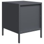 Mesita de noche acero gris antracita 35x39x43,5 cm de , Mesitas de noche - Ref: Foro24-851248, Precio: 43,68 €, Descuento: %