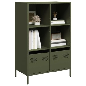 Aparador acero verde oliva 68x39x103,5 cm de , Aparadores - Ref: Foro24-851386, Precio: 111,73 €, Descuento: %