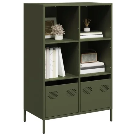 Aparador acero verde oliva 68x39x103,5 cm de , Aparadores - Ref: Foro24-851386, Precio: 110,73 €, Descuento: %