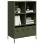 Aparador acero verde oliva 68x39x103,5 cm de , Aparadores - Ref: Foro24-851386, Precio: 110,73 €, Descuento: %