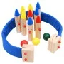 Juego de bolos de madera de pino maciza multicolor de vidaXL, Juegos sobre hierba - Ref: Foro24-93173, Precio: 25,80 €, Descu...