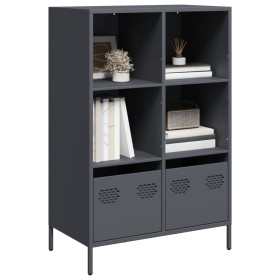 Aparador acero gris antracita 68x39x103,5 cm de , Aparadores - Ref: Foro24-851384, Precio: 111,73 €, Descuento: %