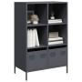 Aparador acero gris antracita 68x39x103,5 cm de , Aparadores - Ref: Foro24-851384, Precio: 111,73 €, Descuento: %