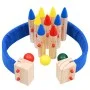Juego de bolos de madera de pino maciza multicolor de vidaXL, Juegos sobre hierba - Ref: Foro24-93173, Precio: 25,80 €, Descu...
