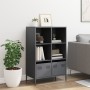 Aparador acero gris antracita 68x39x103,5 cm de , Aparadores - Ref: Foro24-851384, Precio: 111,73 €, Descuento: %
