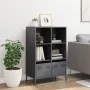 Aparador acero gris antracita 68x39x103,5 cm de , Aparadores - Ref: Foro24-851384, Precio: 110,73 €, Descuento: %