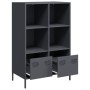 Aparador acero gris antracita 68x39x103,5 cm de , Aparadores - Ref: Foro24-851384, Precio: 111,73 €, Descuento: %
