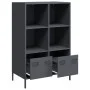 Aparador acero gris antracita 68x39x103,5 cm de , Aparadores - Ref: Foro24-851384, Precio: 110,73 €, Descuento: %