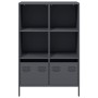 Aparador acero gris antracita 68x39x103,5 cm de , Aparadores - Ref: Foro24-851384, Precio: 111,73 €, Descuento: %