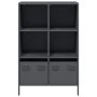 Aparador acero gris antracita 68x39x103,5 cm de , Aparadores - Ref: Foro24-851384, Precio: 110,73 €, Descuento: %