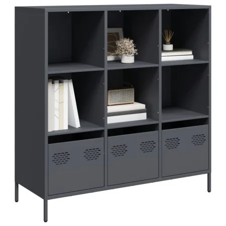 Aparador acero gris antracita 101,5x39x103,5 cm by , Sideboards - Ref: Foro24-851390, Price: 171,09 €, Discount: %