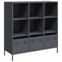 Aparador acero gris antracita 101,5x39x103,5 cm by , Sideboards - Ref: Foro24-851390, Price: 171,09 €, Discount: %