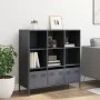 Aparador acero gris antracita 101,5x39x103,5 cm by , Sideboards - Ref: Foro24-851390, Price: 171,09 €, Discount: %