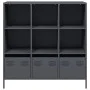 Aparador acero gris antracita 101,5x39x103,5 cm by , Sideboards - Ref: Foro24-851390, Price: 171,09 €, Discount: %