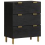 Aparadores 2 uds madera de ingeniería negro 60x33x75 cm de , Taquillas y armarios de almacenamiento - Ref: Foro24-3309992, Pr...