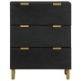 Aparadores 2 uds madera de ingeniería negro 60x33x75 cm de , Taquillas y armarios de almacenamiento - Ref: Foro24-3309992, Pr...
