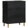 Aparadores 2 uds madera de ingeniería negro 60x33x75 cm de , Taquillas y armarios de almacenamiento - Ref: Foro24-3309992, Pr...
