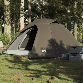 Tienda de campaña iglú para 3 personas impermeable marrón de , Tiendas de campaña - Ref: Foro24-4009616, Precio: 62,47 €, Des...