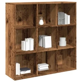 Estantería madera envejecida 98x29x97,5 cm de , Librerías y estanterías - Ref: Foro24-855968, Precio: 85,74 €, Descuento: %