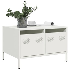 Mueble para TV acero laminado en frío blanco 68x50x43,5 cm de , Muebles TV - Ref: Foro24-851243, Precio: 81,15 €, Descuento: %