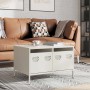 Mueble para TV acero laminado en frío blanco 68x50x43,5 cm de , Muebles TV - Ref: Foro24-851243, Precio: 81,15 €, Descuento: %