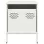 Mesitas de noche 2 unidades acero blanco 35x39x43,5 cm de , Mesitas de noche - Ref: Foro24-851255, Precio: 73,94 €, Descuento: %