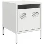 Mesitas de noche 2 unidades acero blanco 35x39x43,5 cm de , Mesitas de noche - Ref: Foro24-851255, Precio: 73,94 €, Descuento: %