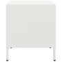 Mesitas de noche 2 unidades acero blanco 35x39x43,5 cm de , Mesitas de noche - Ref: Foro24-851255, Precio: 73,94 €, Descuento: %