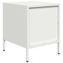 Mesitas de noche 2 unidades acero blanco 35x39x43,5 cm de , Mesitas de noche - Ref: Foro24-851255, Precio: 74,66 €, Descuento: %