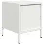 Mesitas de noche 2 unidades acero blanco 35x39x43,5 cm de , Mesitas de noche - Ref: Foro24-851255, Precio: 73,94 €, Descuento: %