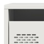 Mesitas de noche 2 unidades acero blanco 35x39x43,5 cm de , Mesitas de noche - Ref: Foro24-851255, Precio: 74,66 €, Descuento: %