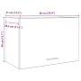 Armario colgante madera de ingeniería roble artisan 60x31x40 cm de , Armarios de cocina - Ref: Foro24-856117, Precio: 45,00 €...