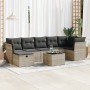 Set de sofás de jardín 8 pzas y cojines ratán sintético gris de , Conjuntos de jardín - Ref: Foro24-3325318, Precio: 514,86 €...