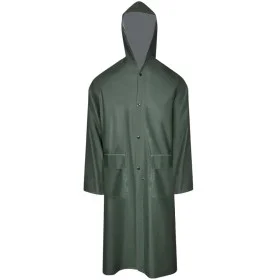 Chubasquero impermeable largo con capucha talla XXL verde by , waterproof suits - Ref: Foro24-130775, Price: 16,42 €, Discoun...