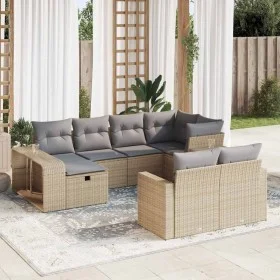 Juego de sofás jardín con cojines beige 10 pzas ratán sintético de , Conjuntos de jardín - Ref: Foro24-3326063, Precio: 585,7...